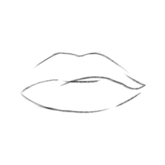 Lu Mackup desenho boca